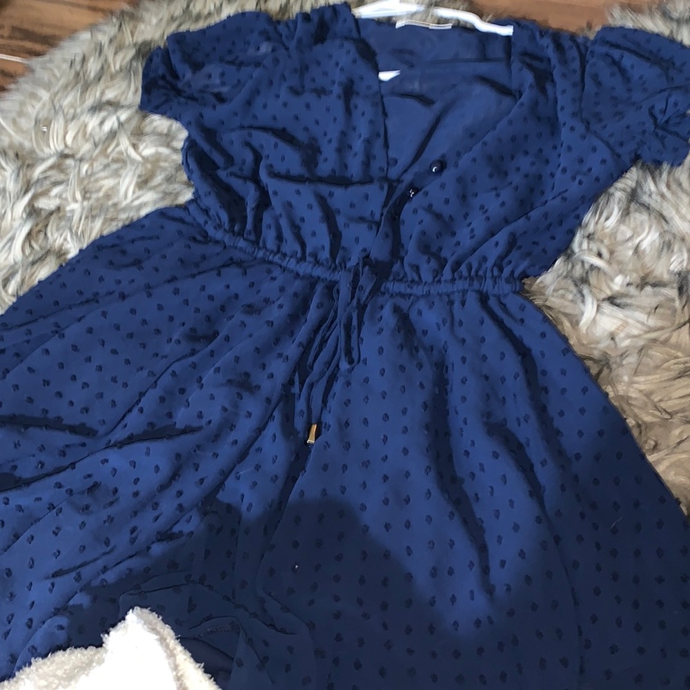 Blossom blue romper